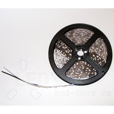 LED Stripe Warm Wei 12 Volt, 300 SMD 2835 LED Band 8 Watt 500cm