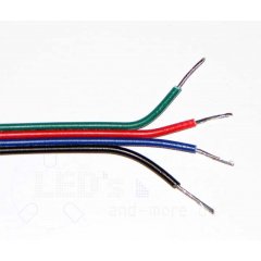 Verlege Kabel fr RGB 100 cm 4 x 0,14 mm